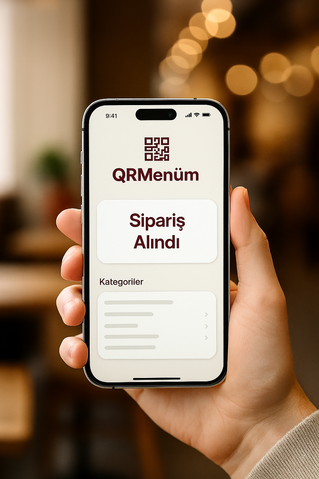 Platin Menü Sipariş Sistemi